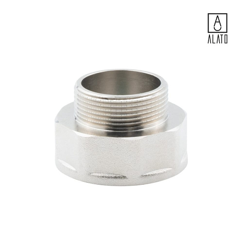 Переходник ВР-НР, никелированный, 0105-5040, 2&amp;quot; х 1 1/2&amp;quot;