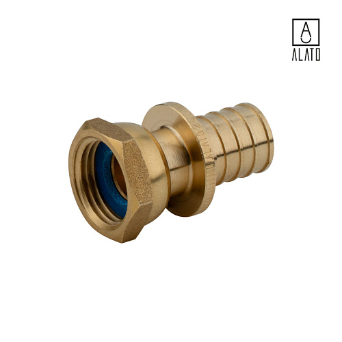 Переходник с накидной гайкой под плоское уплотнение, 1015-2015, 20 x G 1/2&amp;quot;