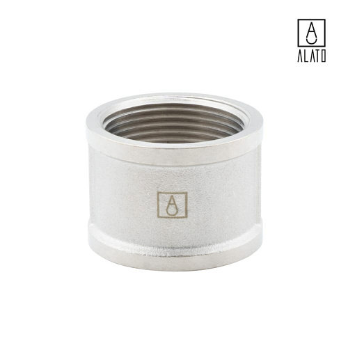 Муфта ВР-ВР, никелированная 0101-3232, 1 1/4&amp;quot;