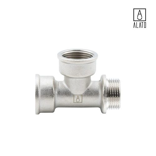 Тройник ВР-ВР-НР, никелированный, 0117-2020, 3/4&amp;quot; 