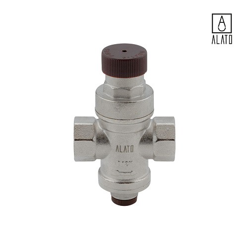 Редуктор давления с выходом для манометра, 0601-1515, 1/2&amp;quot;, ВР/ВР