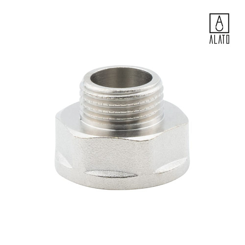 Переходник ВР-НР, никелированный, 0105-2015, 3/4&amp;quot; х 1/2&amp;quot;