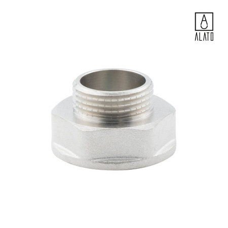 Переходник ВР-НР, никелированный, 0105-3225, 1 1/4" х 1"