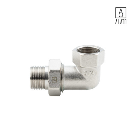 Американка угловая ВР-НР, никелированная, 0133-2020, 3/4" 