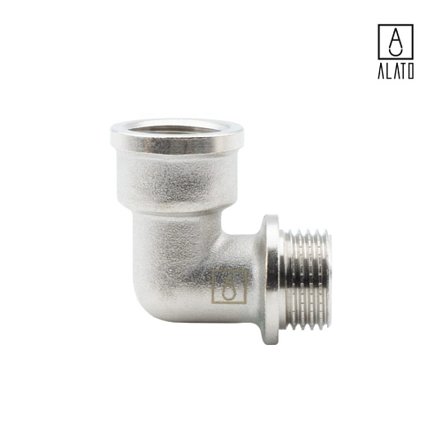 Угольник 90° ВР-НР, никелированный, 0108-1515, 1/2&amp;quot; 