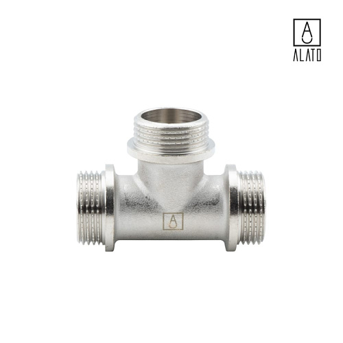 Тройник НР-НР-НР, никелированный, 0113-2525, 1&amp;quot; 