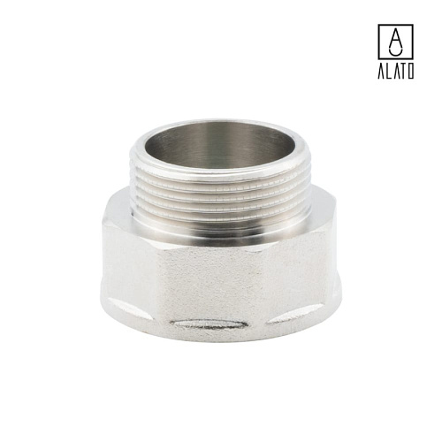 Переходник ВР-НР, никелированный, 0105-4032, 1 1/2&amp;quot; х 1 1/4&amp;quot;