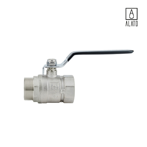 Кран шаровой, неполнопроходной, ВР/НР, ручка рычаг 0204-4040, 1 1/2&amp;quot; x 1 1/2&amp;quot;