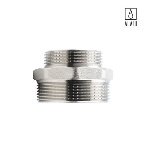 Ниппель переходной НР-НР, никелированный 0104-5040, 2&amp;quot; х 1 1/2&amp;quot;