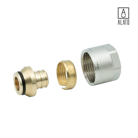 Фитинг компрессионный для труб PE-X 0307-2028, 20 х 2,8 х 3/4"