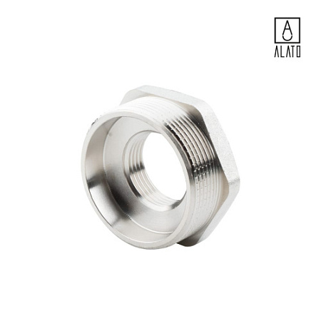 Футорка НР-ВР, никелированная, 0122-5025, 2" х 1"