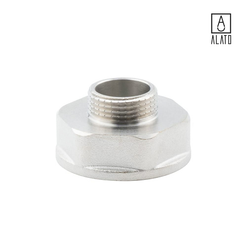 Переходник ВР-НР, никелированный, 0105-3220, 1 1/4&amp;quot; х 3/4&amp;quot;