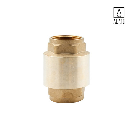 Клапан обратный ВР-ВР, пружинный, с латунным седлом 0141-5050, 2"  