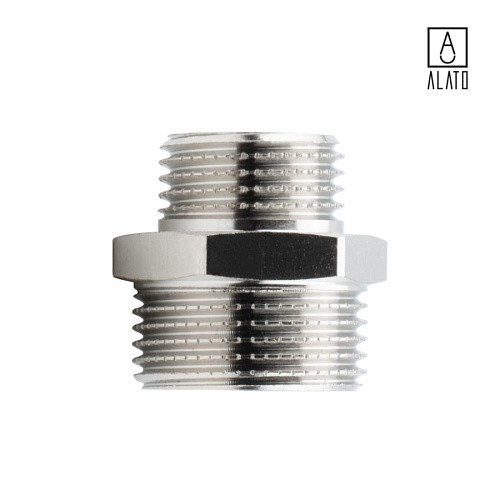 Ниппель переходной НР-НР, никелированный 0104-2015, 3/4&amp;quot; х 1/2&amp;quot;